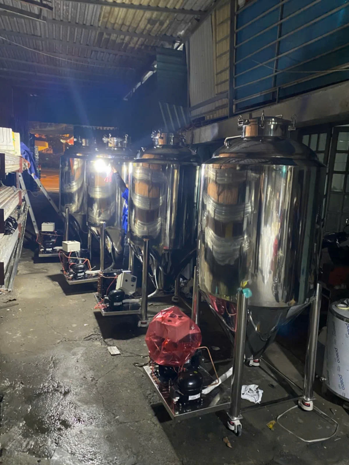 bồn ủ bia inox - hình minh họa 1