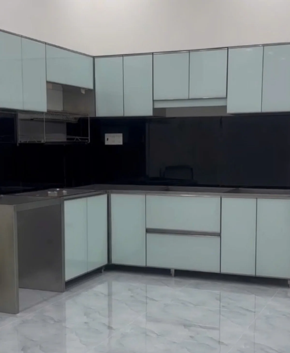 tủ bếp inox - hình minh họa 1