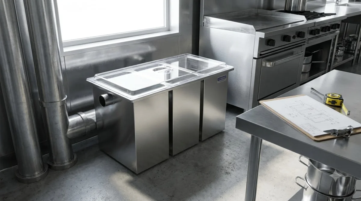 Toàn cảnh nguyên lý hoạt động và cách chọn kích thước bẫy mỡ inox 3 ngăn Toàn cảnh nguyên lý hoạt động và cách chọn kích thước bẫy mỡ inox 3 ngăn